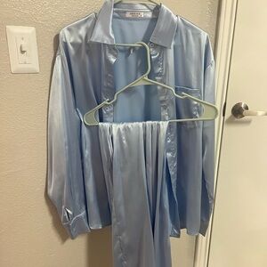 Silk pajama set